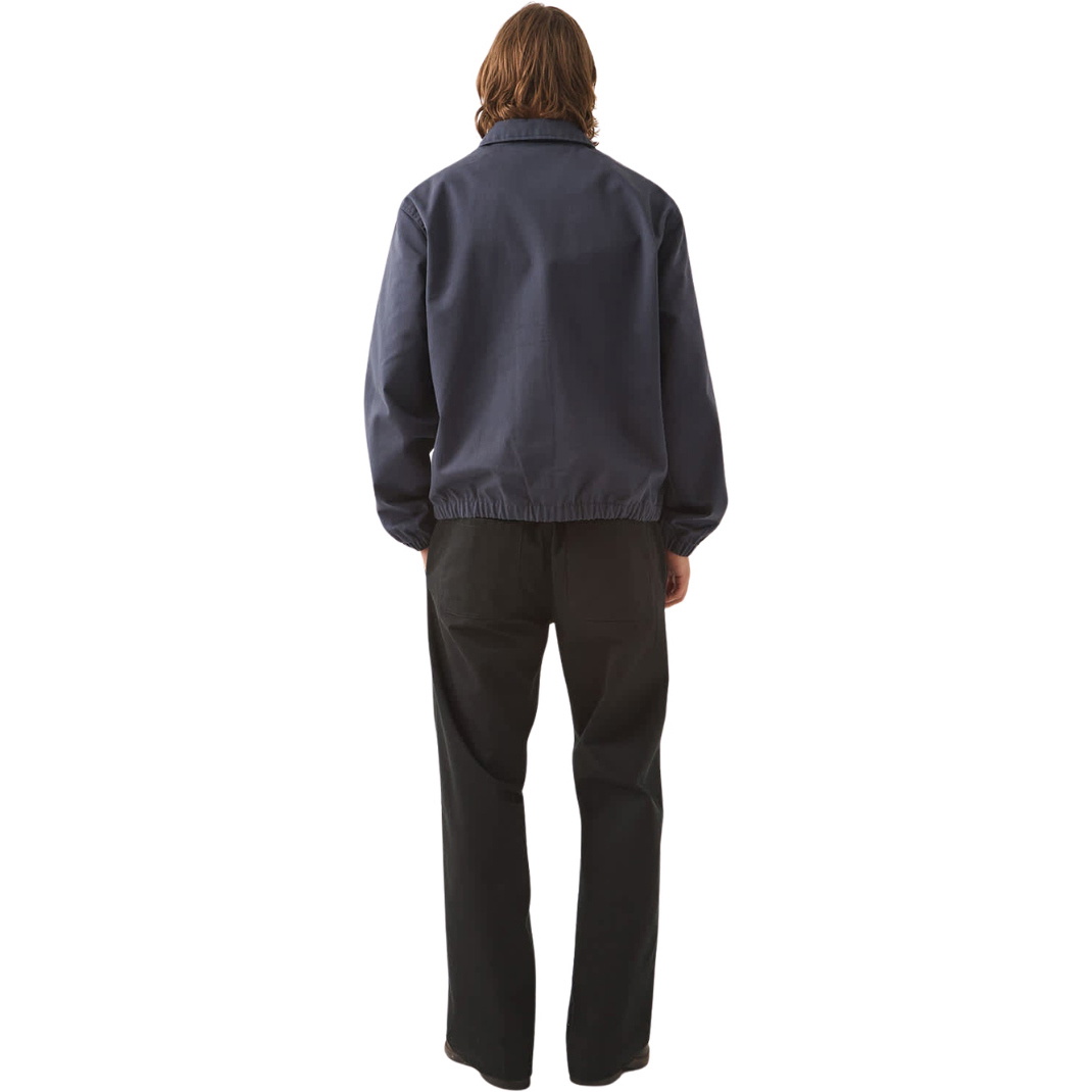 2026 Brixton Mens Trademark Garage Zip Jacket 03500 - Washed Navy